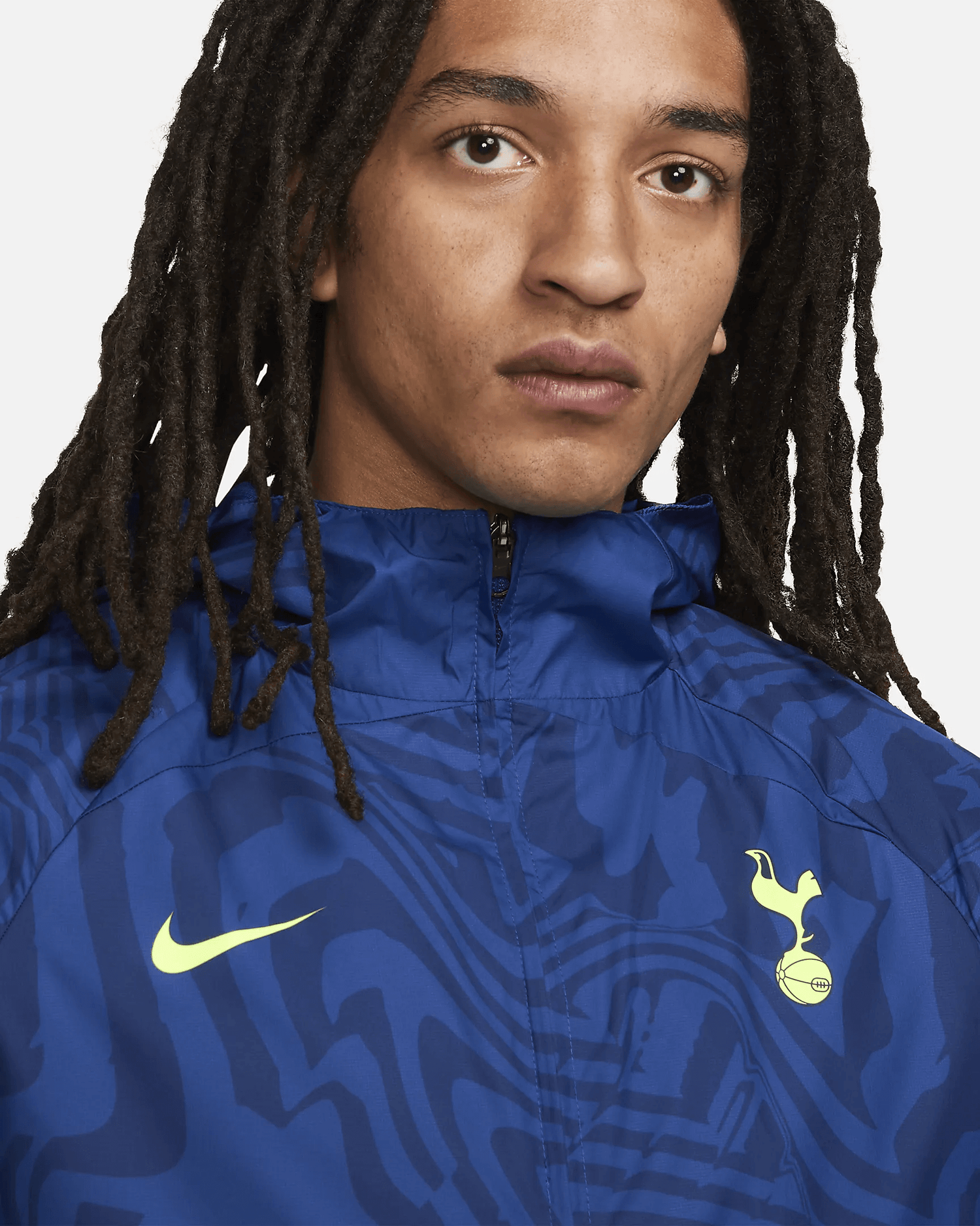 Nike 2022-23 Tottenham AWF Jacket - Blue (Detail 1)