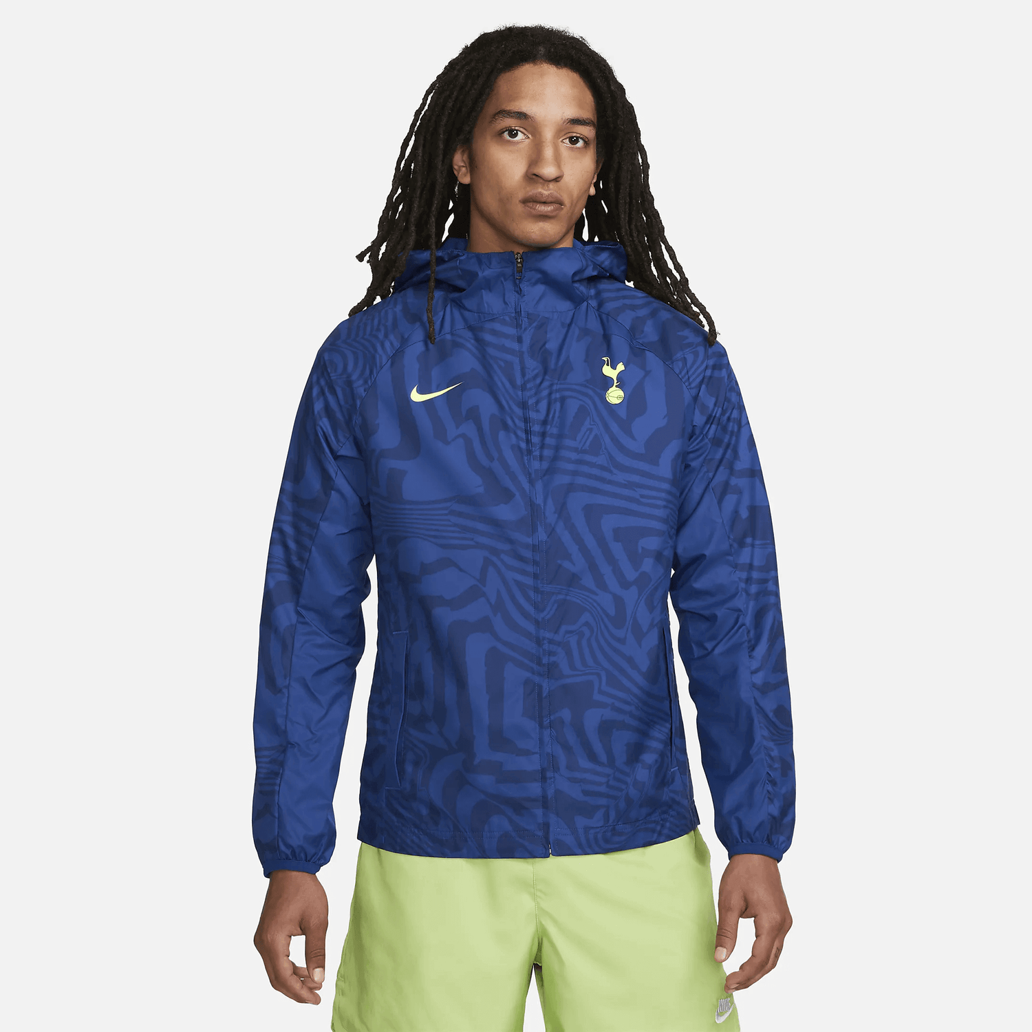 Nike 2022-23 Tottenham AWF Jacket - Blue (Model - Front)