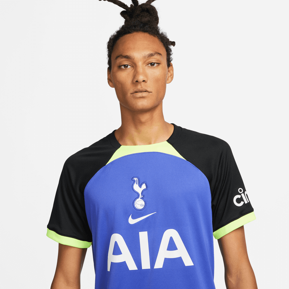 Tottenham Hotspur Away football shirt 2021 - 2022. Sponsored by AIA
