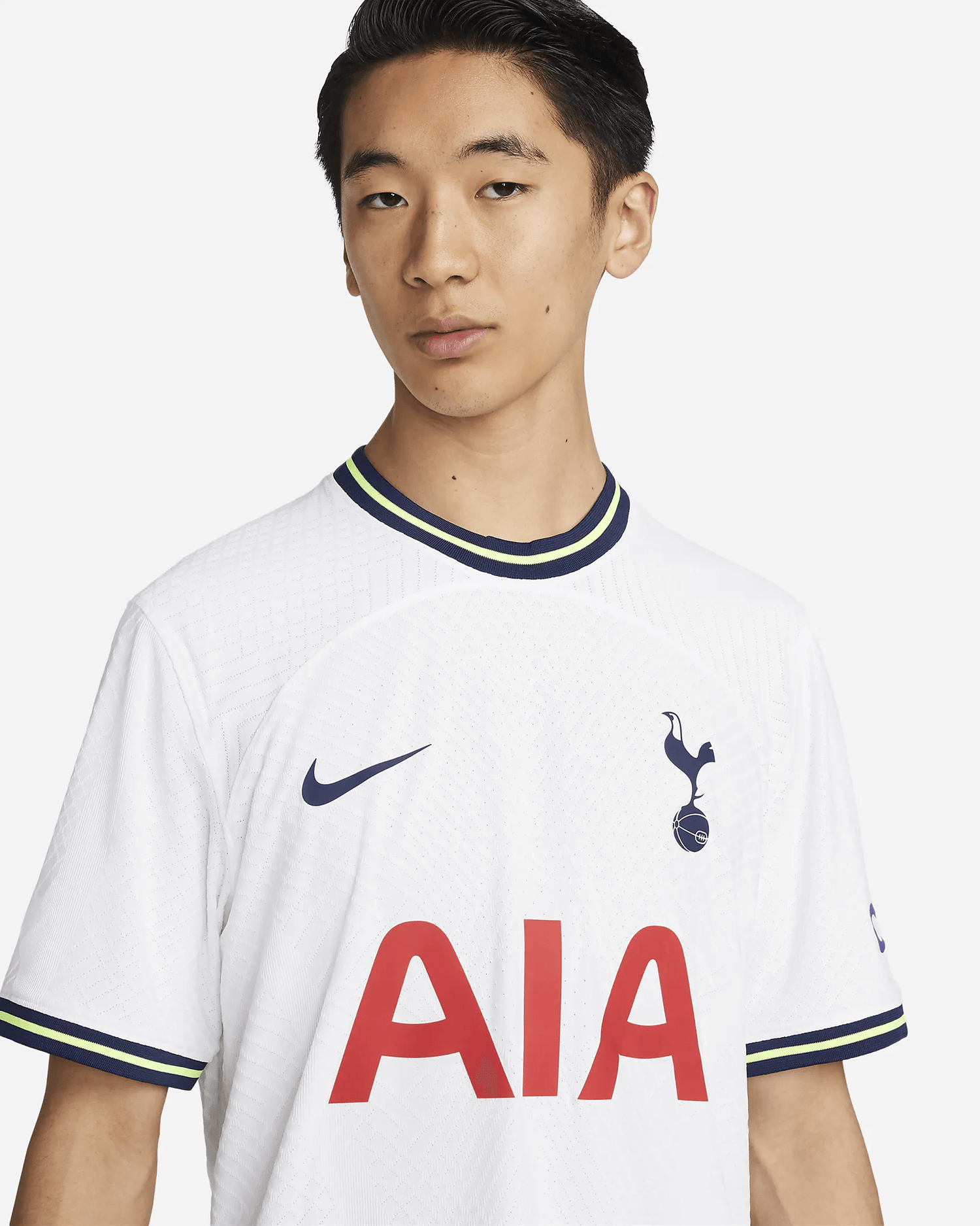 Nike 2022-23 Tottenham Hotspur Authentic Home Jersey - White-Navy (Detail 1)