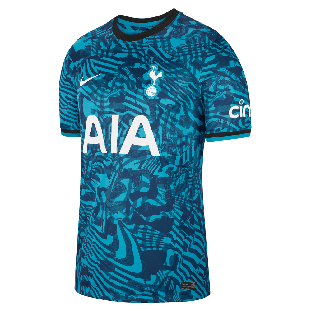 Nike 2022-23 Tottenham Third Jersey Turquoise (Front)