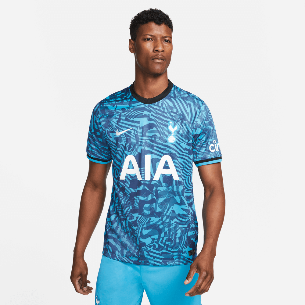 Nike 2022-23 Tottenham Third Jersey Turquoise (Model - Front)