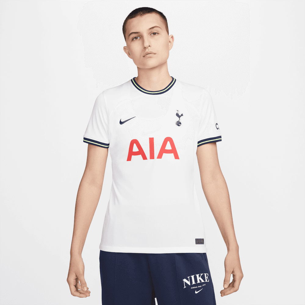 Nike 2022-23 Tottenham Women's Home Jersey - White (Model - Front)