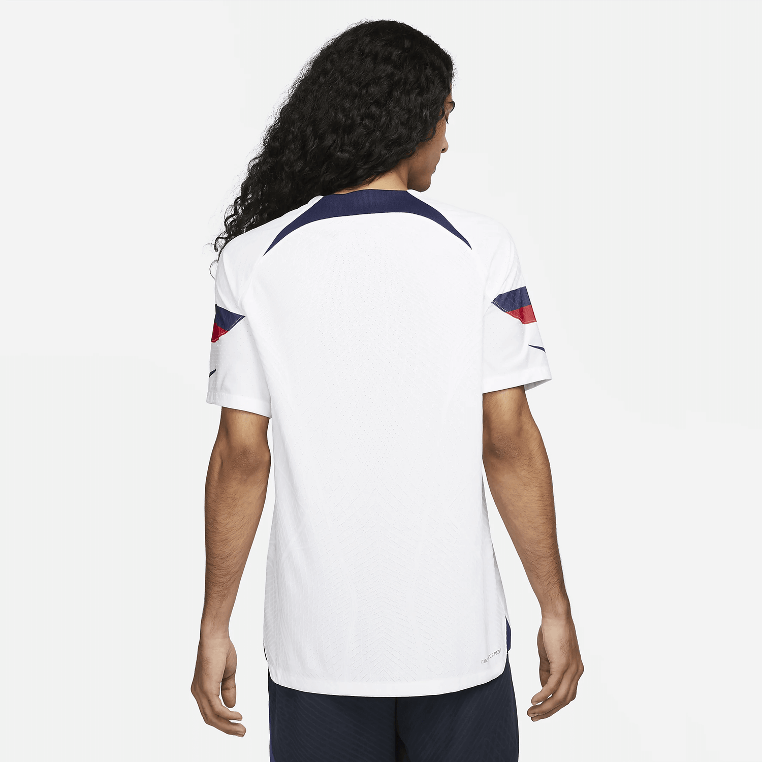 Nike 2022-23 USA Authentic Home Jersey - White (Model - Back)