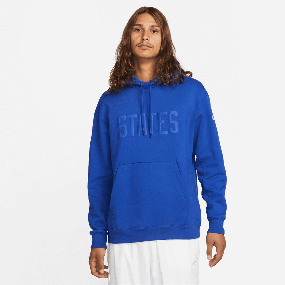 Nike 2022-23 USA Fleece Pullover Hoodie (Model - Front)