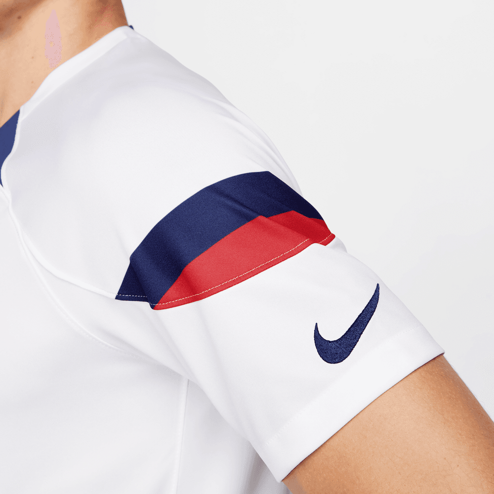Nike 2022-23 USA Home Jersey White-Loyal Blue (Detail 3)