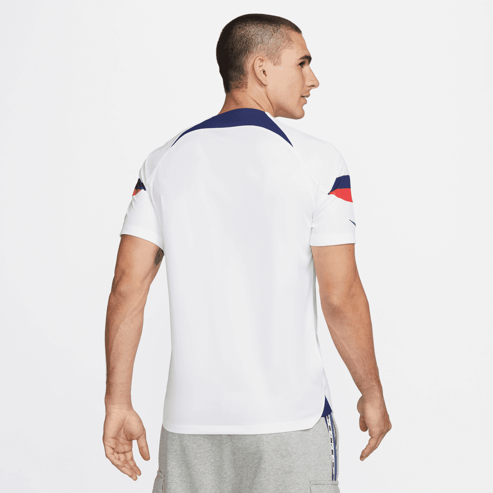 Nike 2022-23 USA Home Jersey White-Loyal Blue (Model - Back)