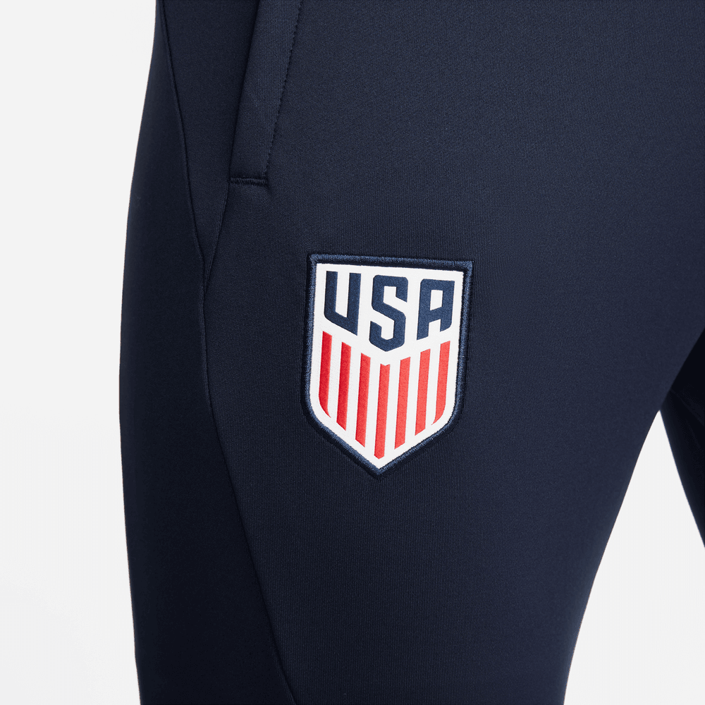 Nike 2022-23 USA Strike Pants Obsedian-White (Detail 2)