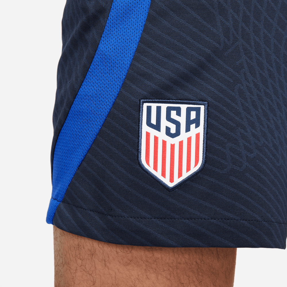 Nike 2022-23 USA Strike Short Navy-Bright Blue (Detail 3)
