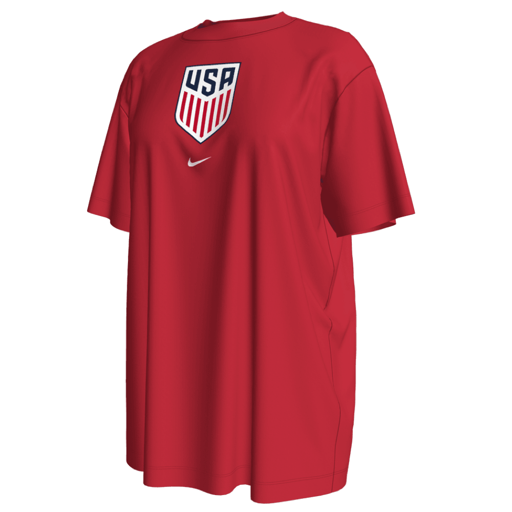 Nike 2022-23 USA Women's Crest WC22 Tee - Red (Front)