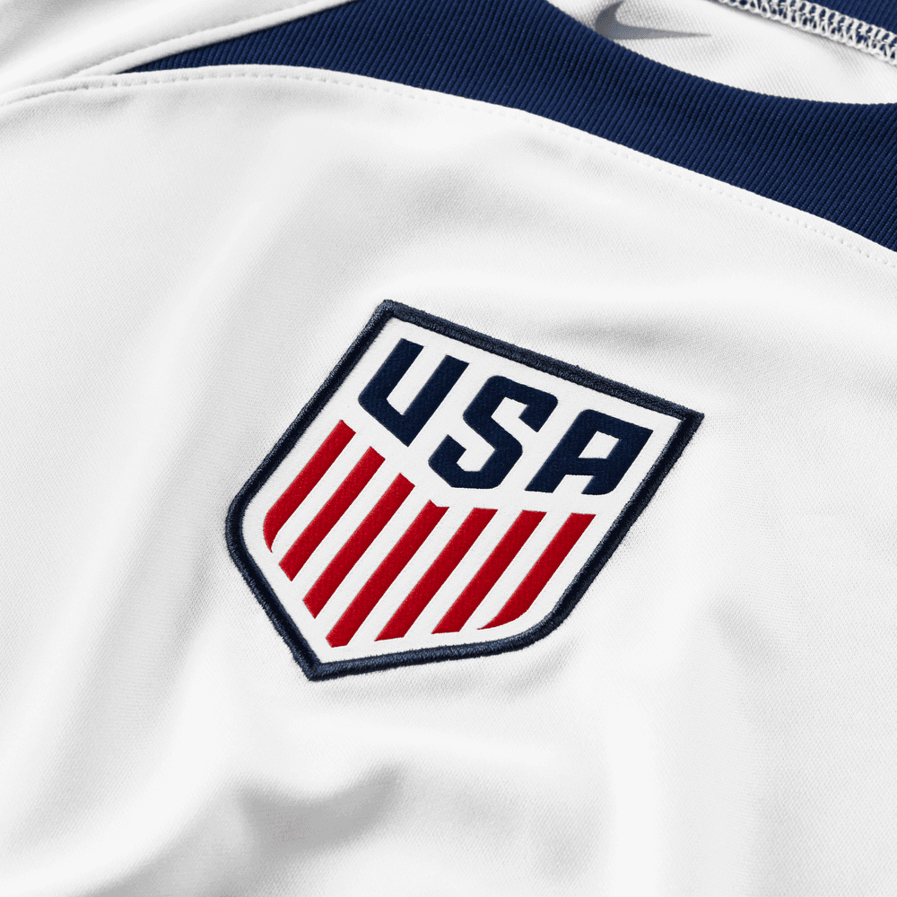 Nike 2022-23 USA Women's Home Jersey White-Loyal Blue (Detail 4)