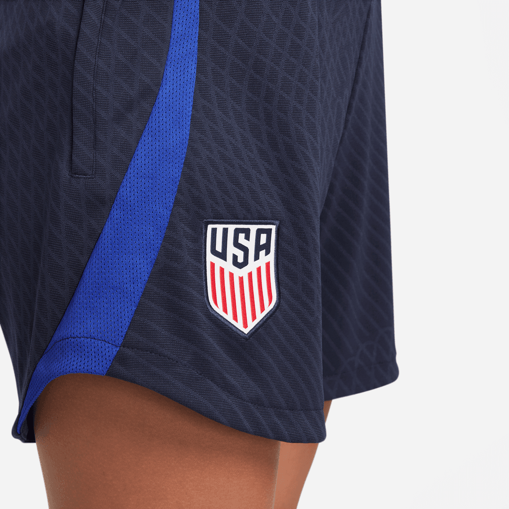 Nike 2022-23 USA Women's Strike Short KZ Navy-Blue-White (Detail 3)