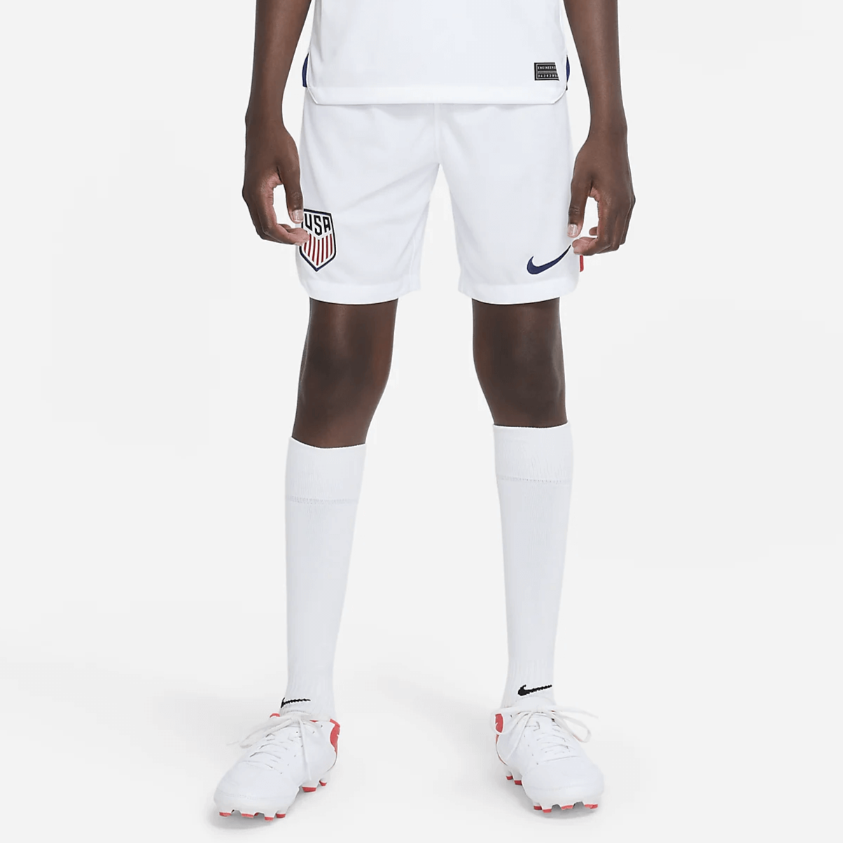 Nike 2022-23 USA Youth Home Shorts (Model - Front)