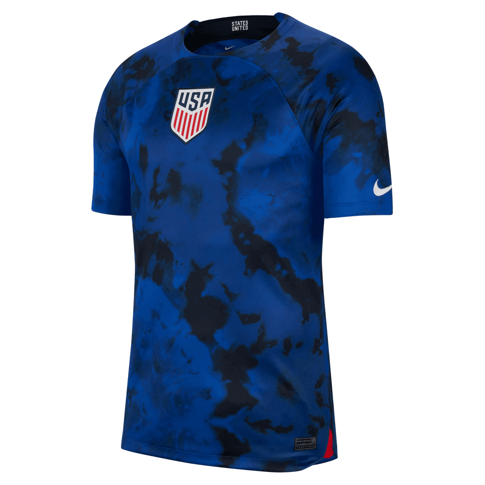 Nike 2022/23 USA Away Jersey Bright Blue-White