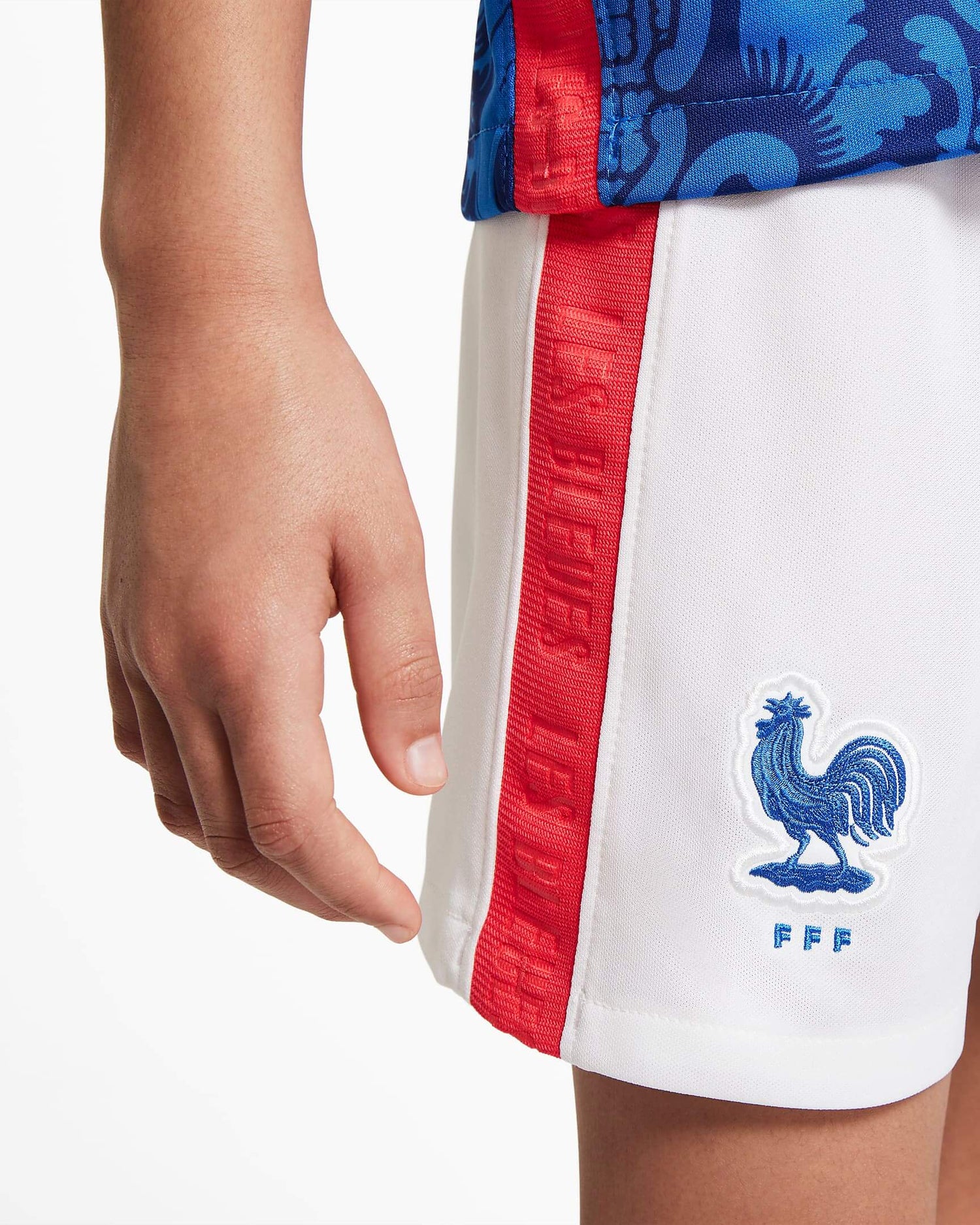 Nike 2022 France Kids' Mini Kit - Blue-White (Detail 2)