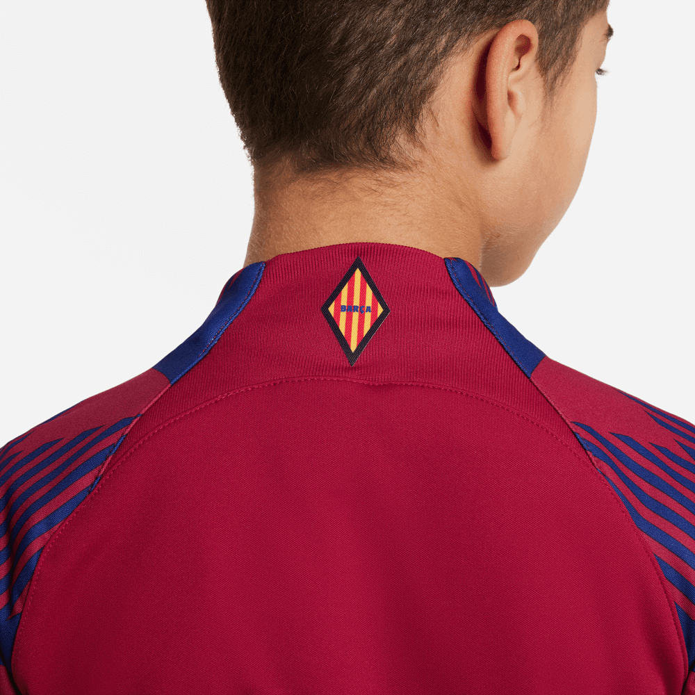 Nike 2023-24 Barcelona Youth Anthem Jacket - Noble Red (Detail 2)