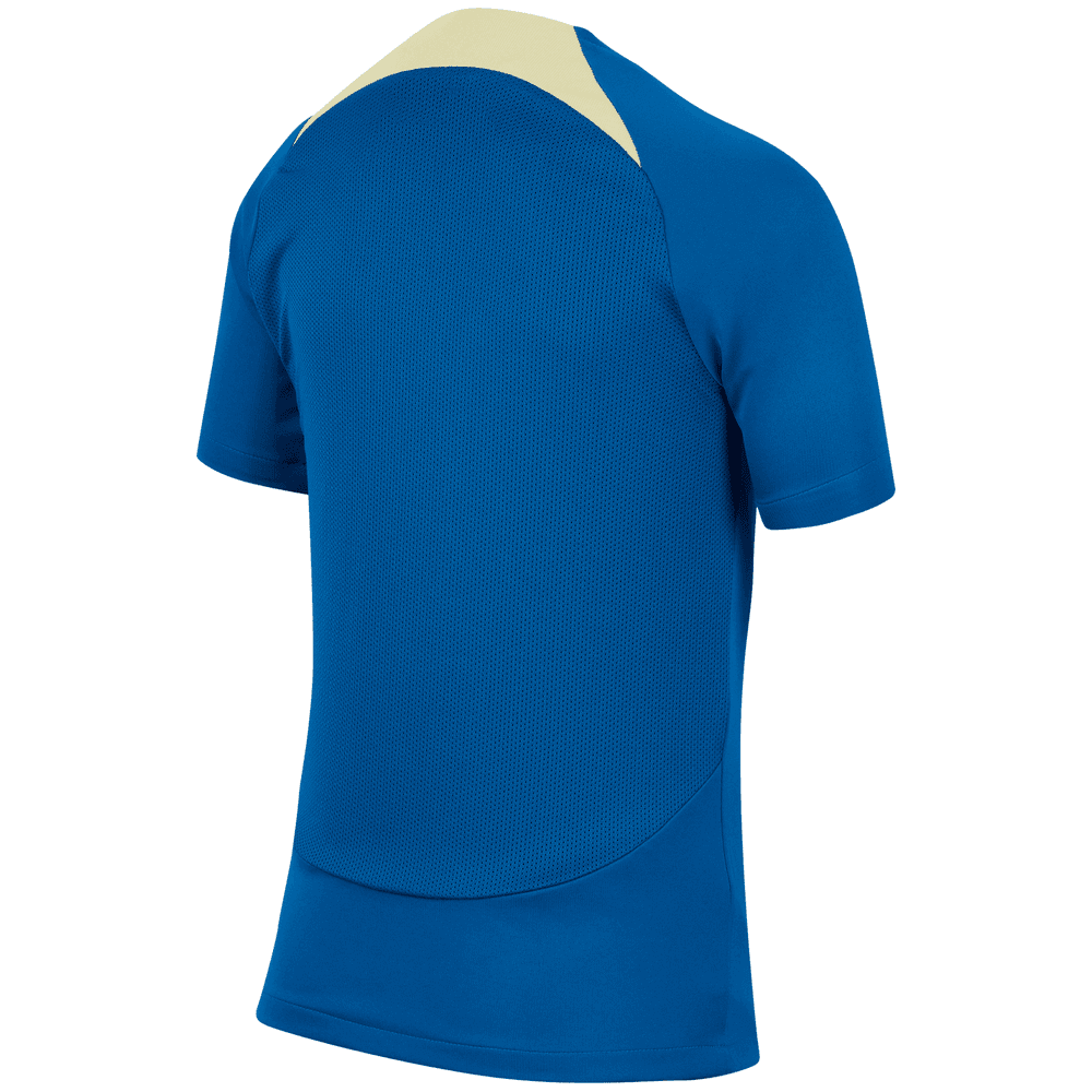 Nike 2023-24 Club America Youth Academy Drill Top - Blue-Yellow (Back)