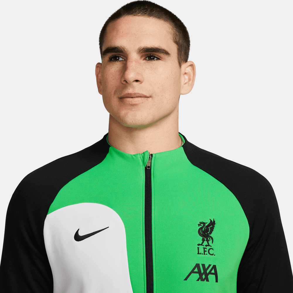 Nike 2023-24 Liverpool Away Anthem Jacket - Light Green - White (Detail 1)