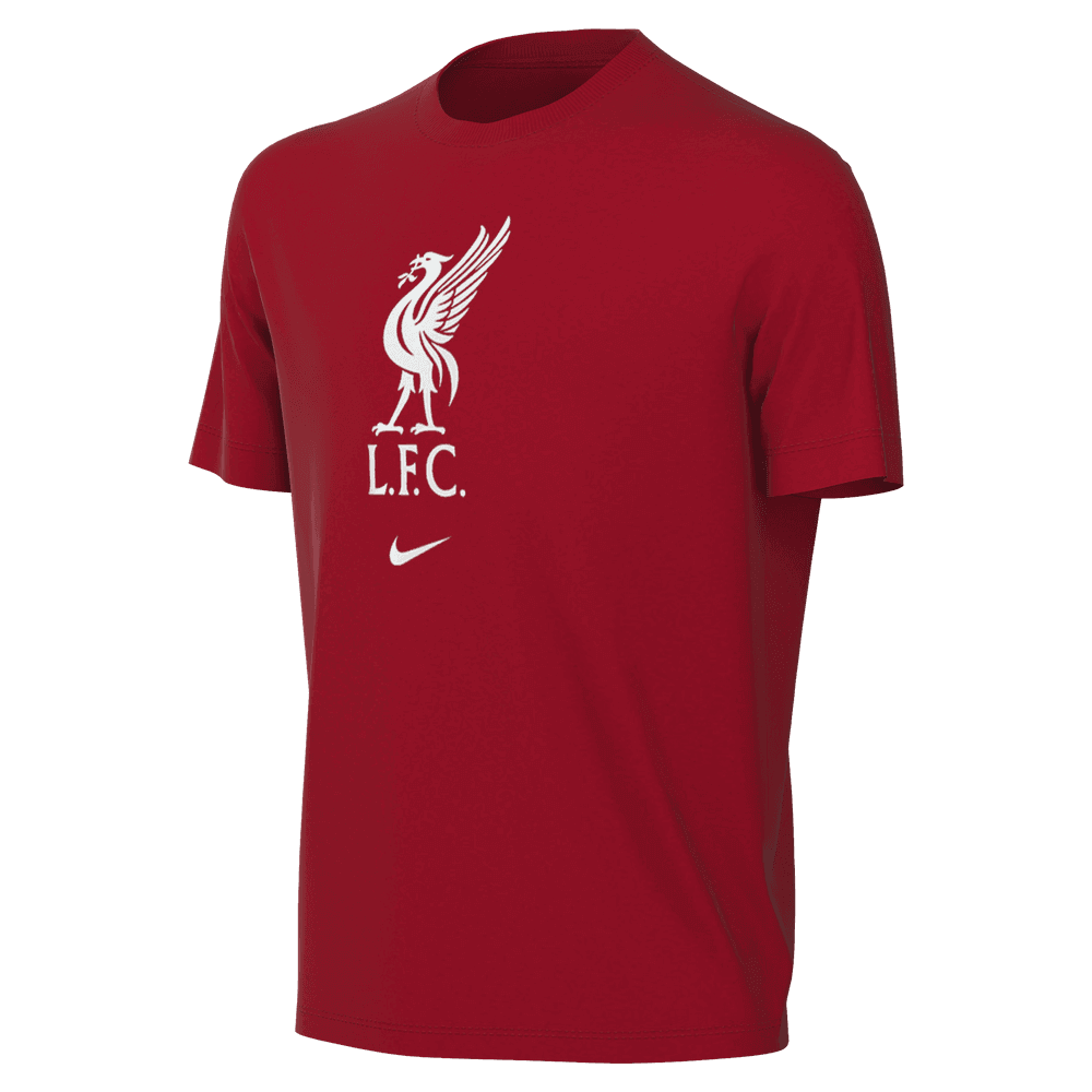 Nike 2023-24 Liverpool Youth Crest Tee - Red - White (Front)
