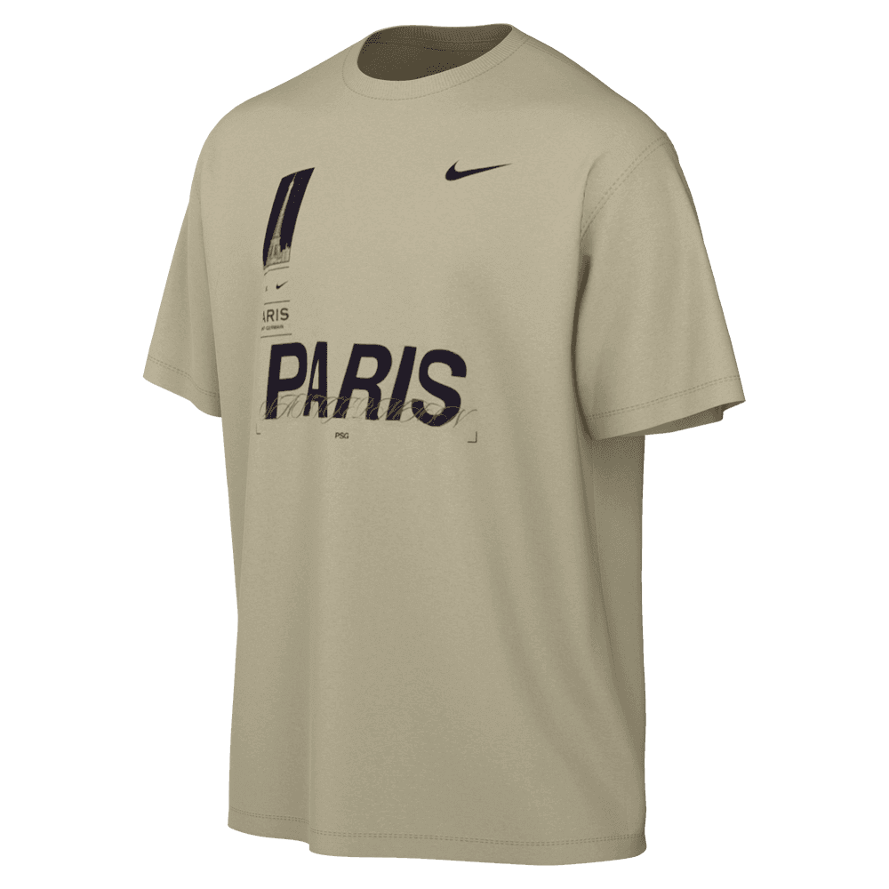 Nike 2023-24 PSG Graphic tee - Cream - Navy (Front)