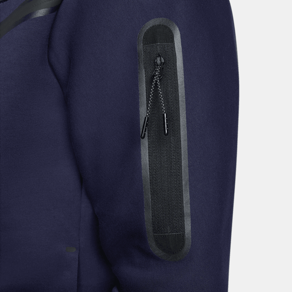 Nike 2023-24 PSG Tech Fleece Hooded jacket- Navy - Gold (Detail 2)