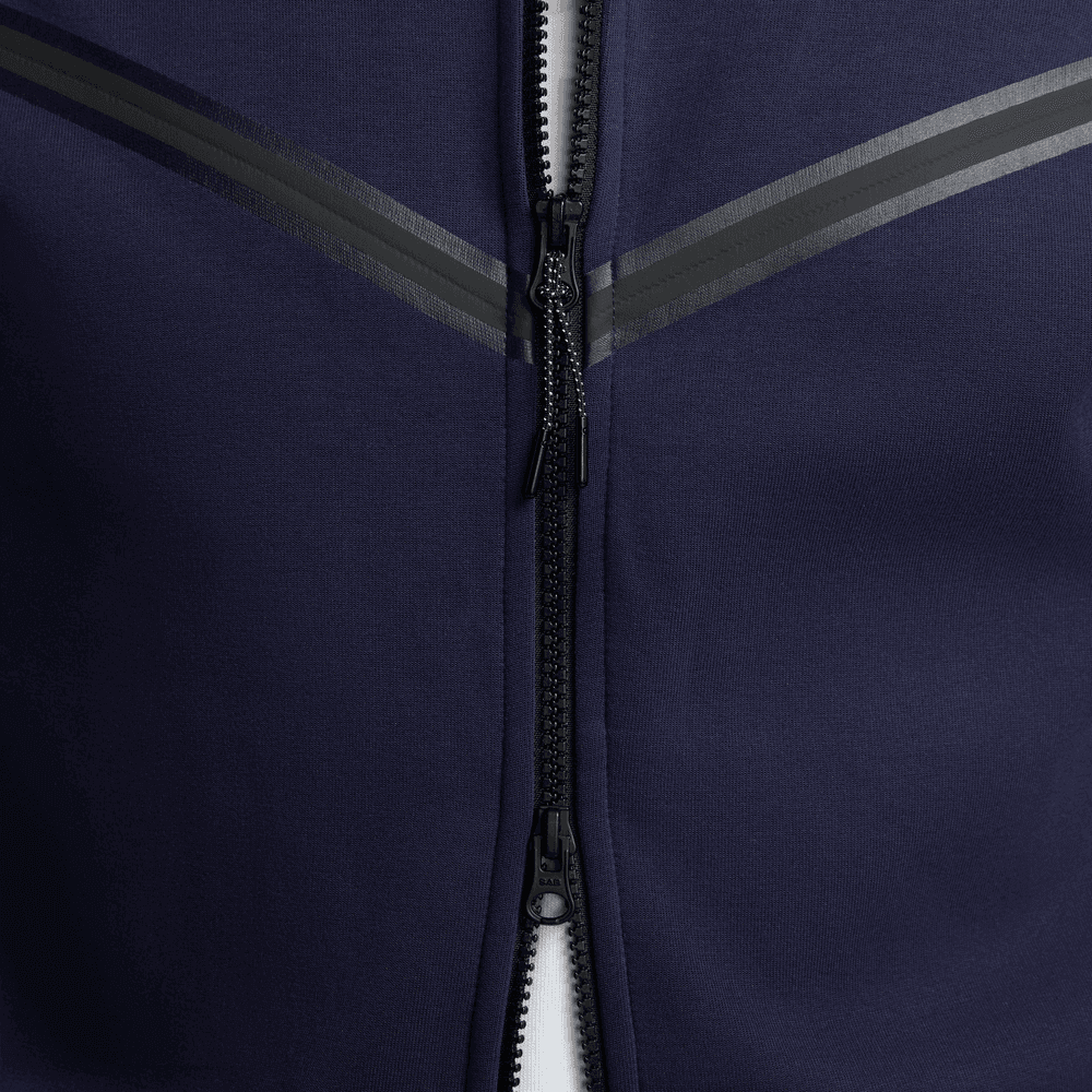 Nike 2023-24 PSG Tech Fleece Hooded jacket- Navy - Gold (Detail 3)