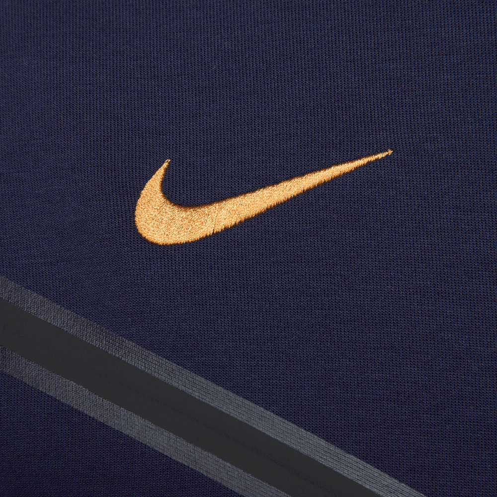 Nike 2023-24 PSG Tech Fleece Hooded jacket- Navy - Gold (Detail 6)
