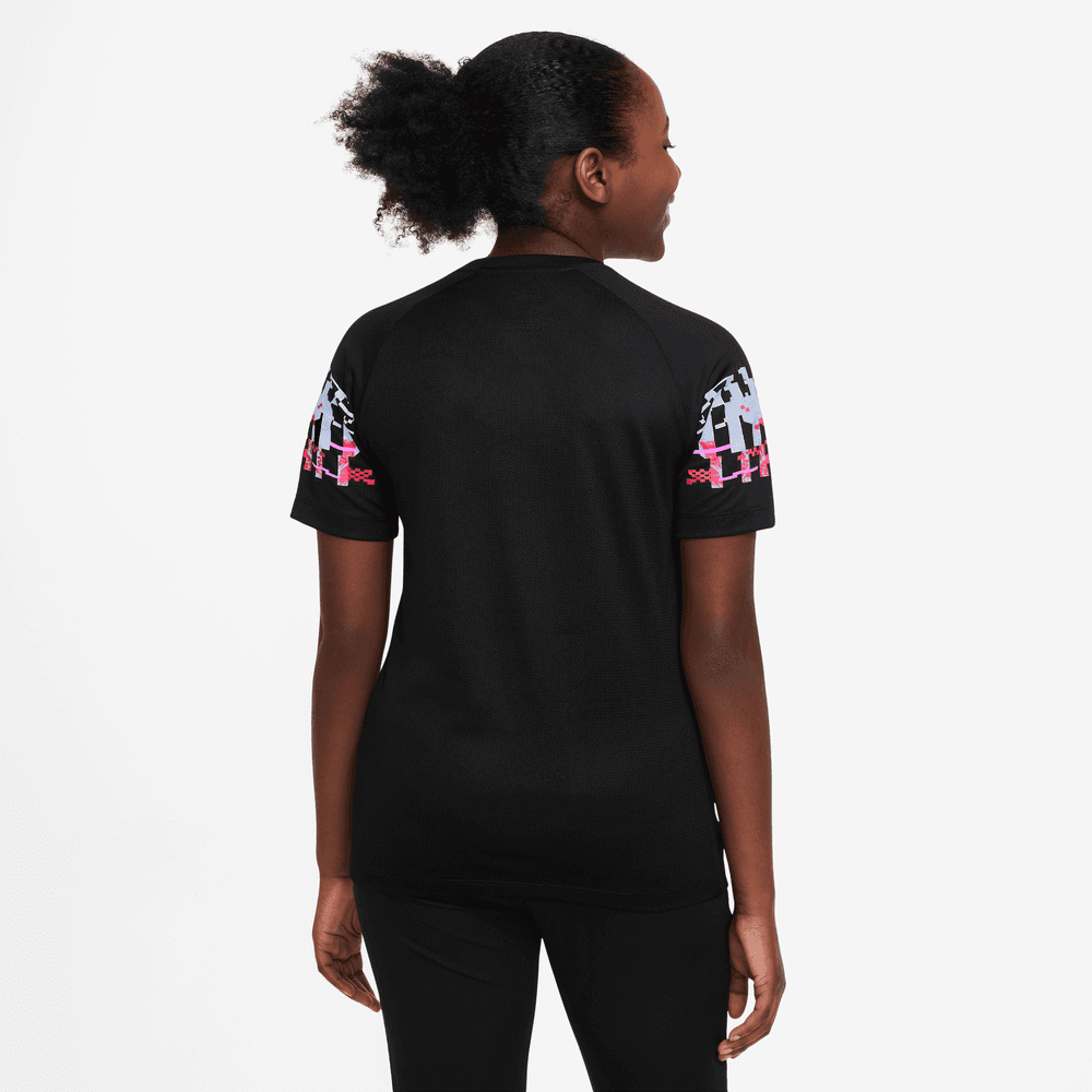 Nike 2023 CR7 Youth Training Jersey - Black-Blue-Pink (Model - Back)