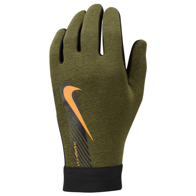 Nike Academy Hyperwarm Gloves - Olive Green-Black (Single - Outer)