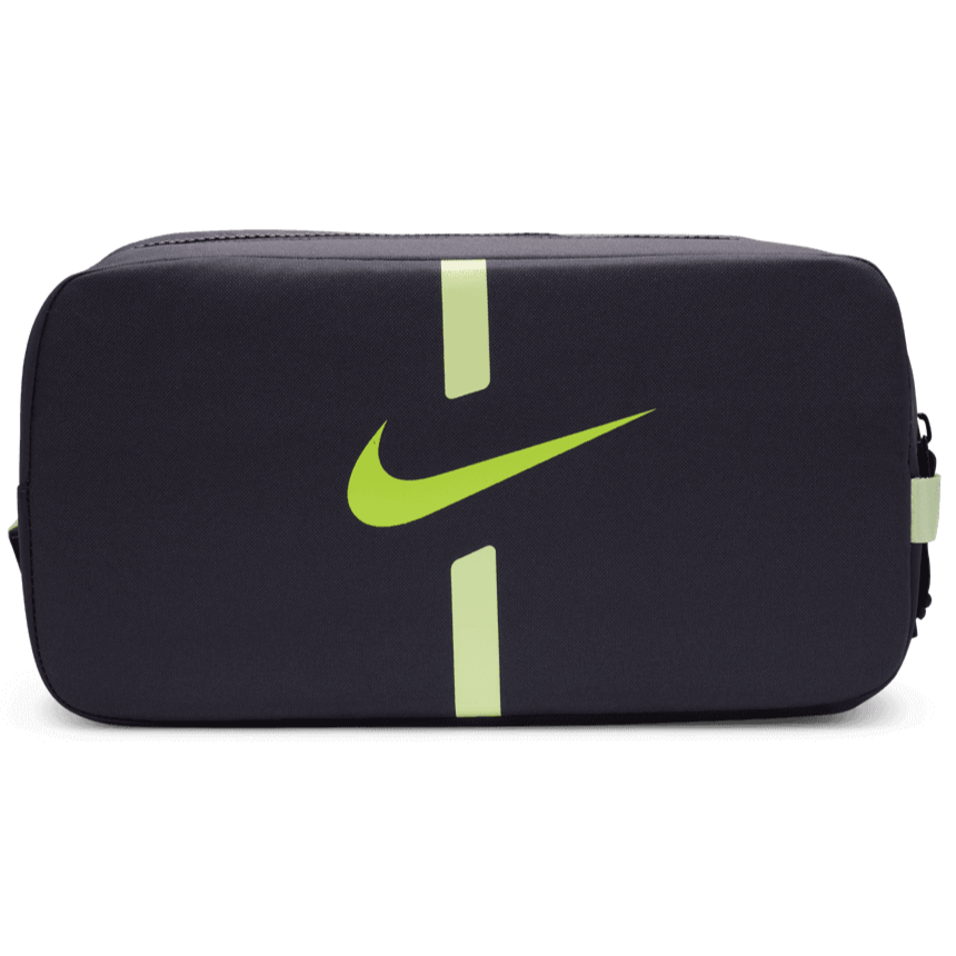 Nike Academy Shoe Bag - Grey - Volt (Back)