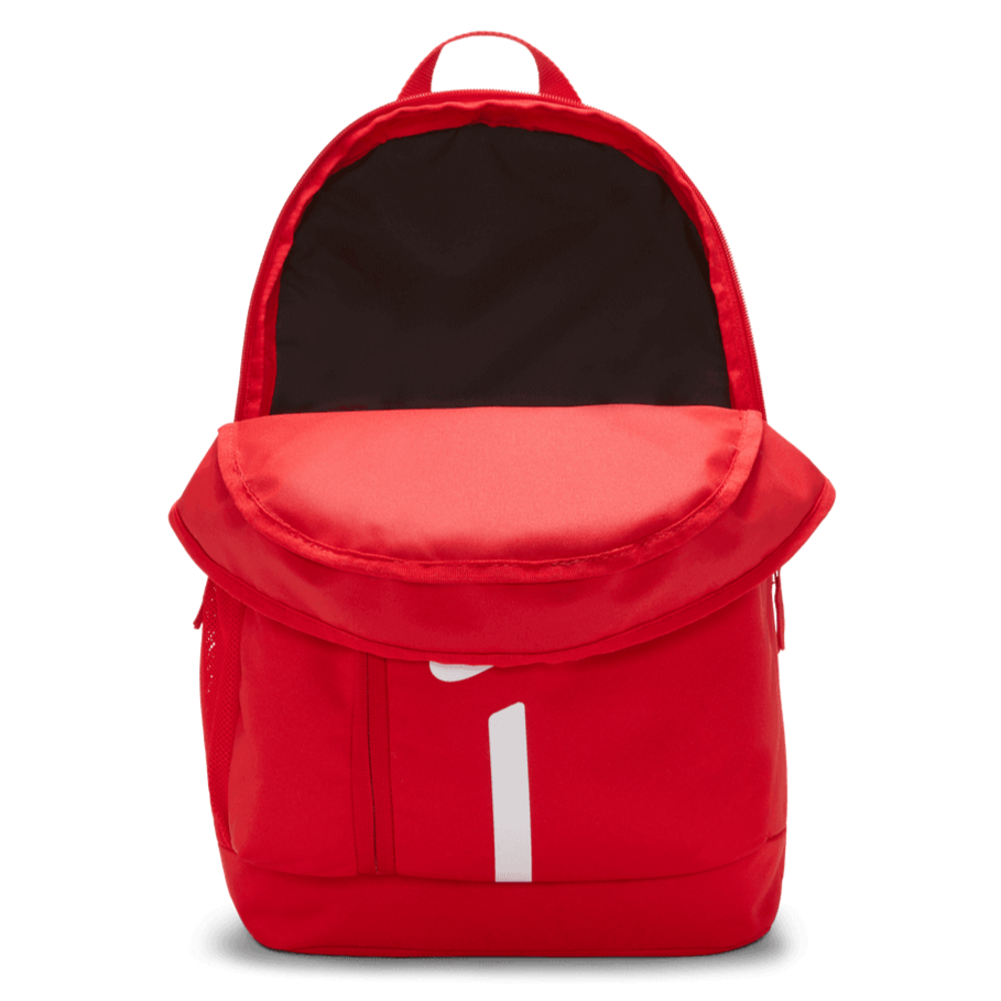 Nike Academy Team Backpack - Red (Front - Open)