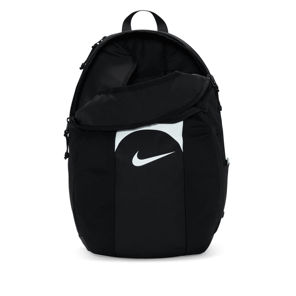 Nike Academy Team Backpack (30L) - Black (Front - Open)