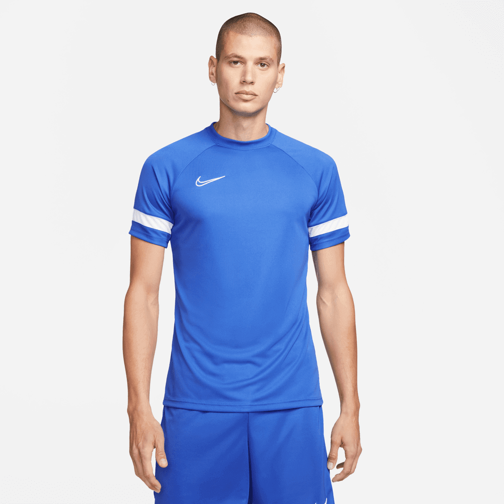 Nike Dri-Fit Academy Pro Short-Sleeve Training Top - Blue (Model - Front)