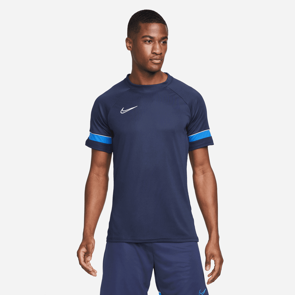 Nike Dri-Fit Academy Pro Short-Sleeve Training Top - Navy (Model - Front)
