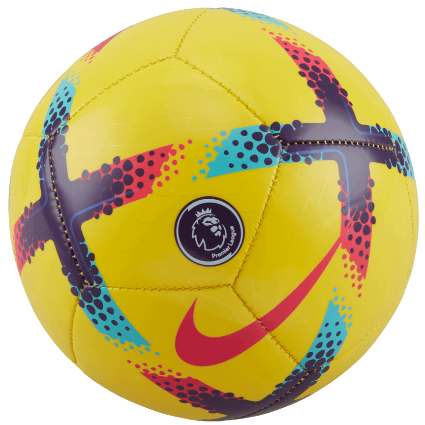 Nike EPL Mini Skills Ball - Yellow - Purple (Back)