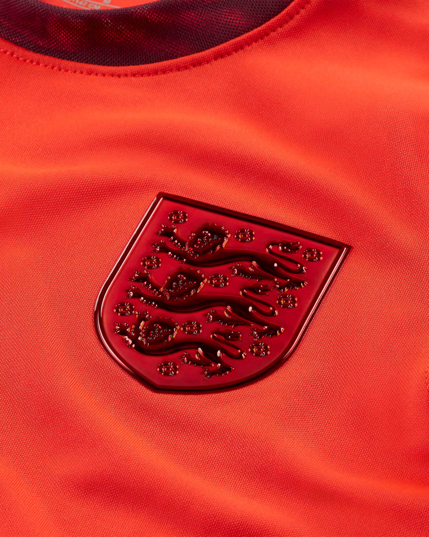 Nike England Youth EC22 Away Jersey - Crimson-Maroon (Detail 1)