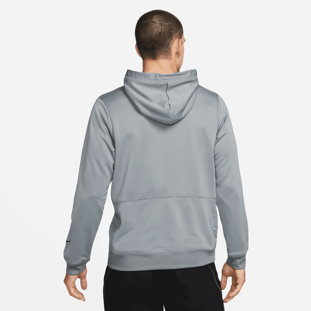 Nike F.C. Football Hoodie - Grey (Model - Back)