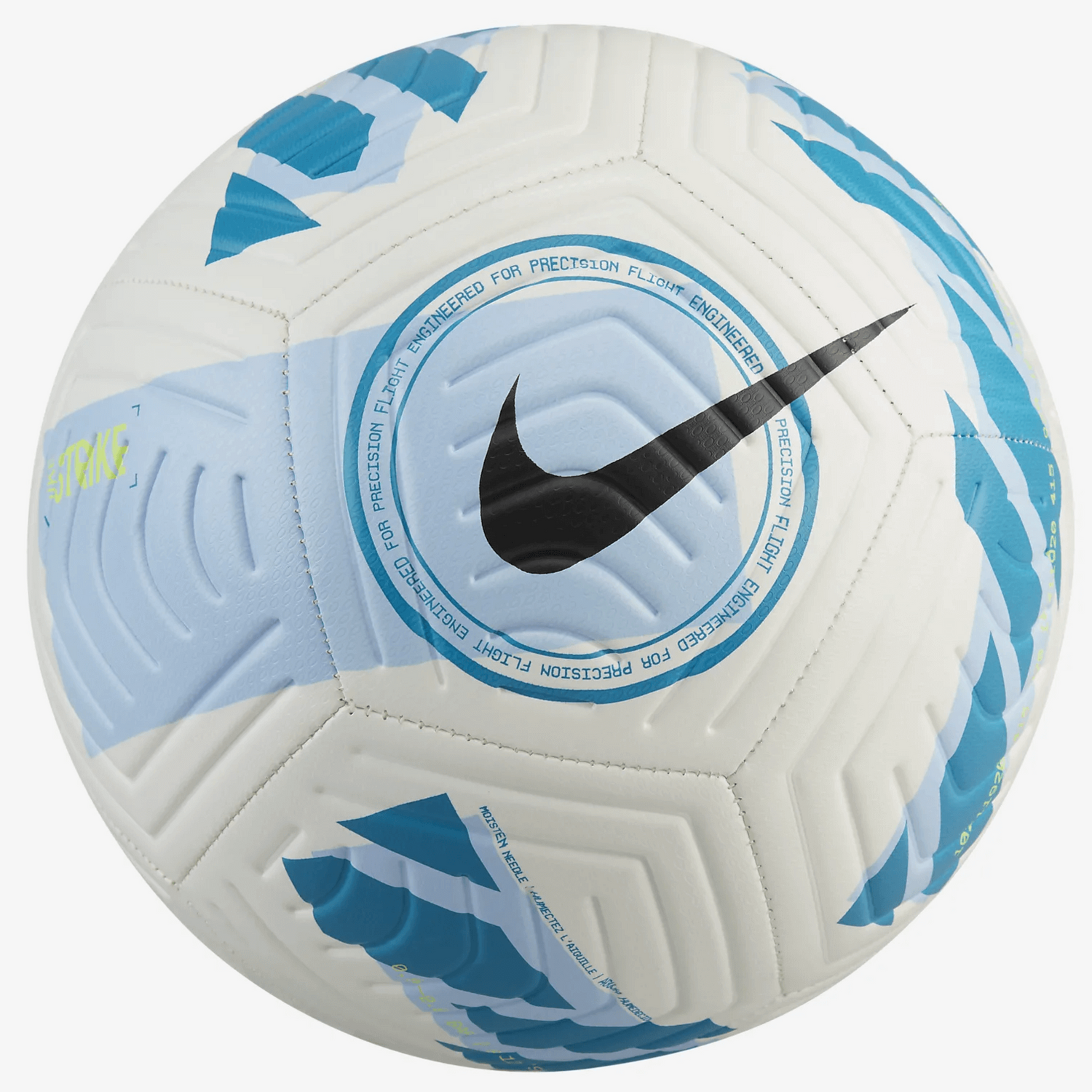 Nike FA21 Strike Ball - White-Light Marine-Blackened Blue (Back)