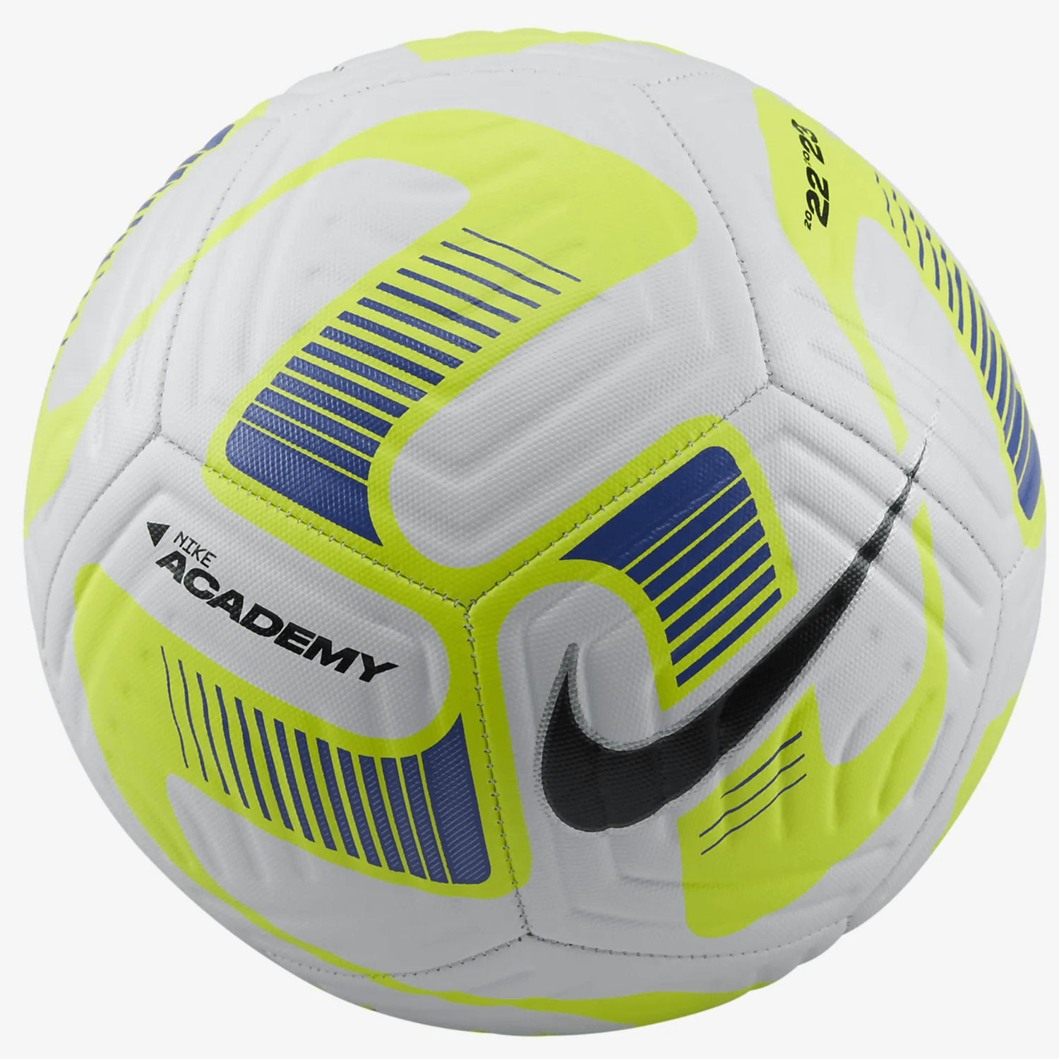 Nike FA22 Academy Ball - White-Volt-Black (Front)