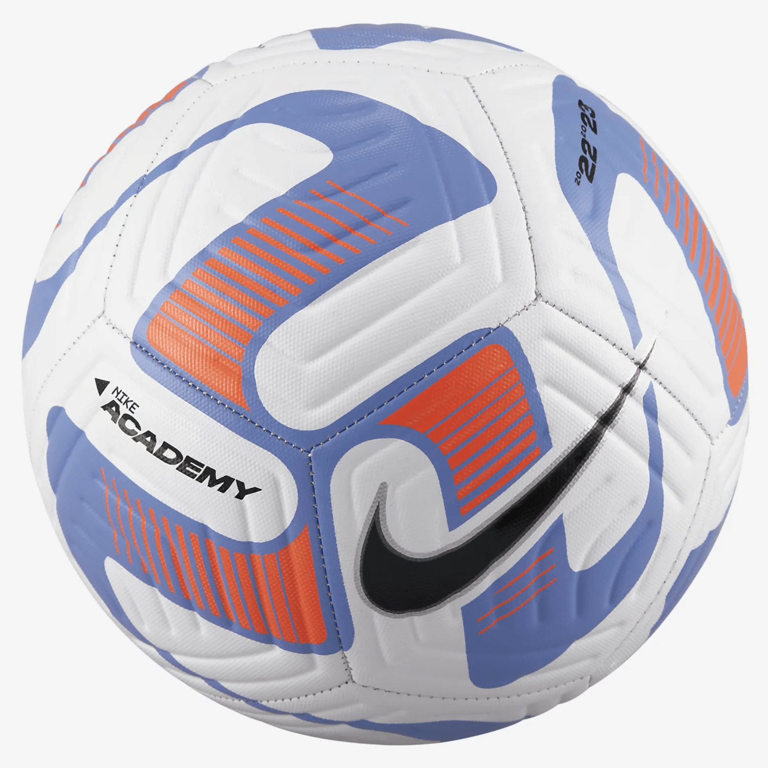  Nike FA22 Academy Soccer Ball - White-Light Thistle-Black (Front)