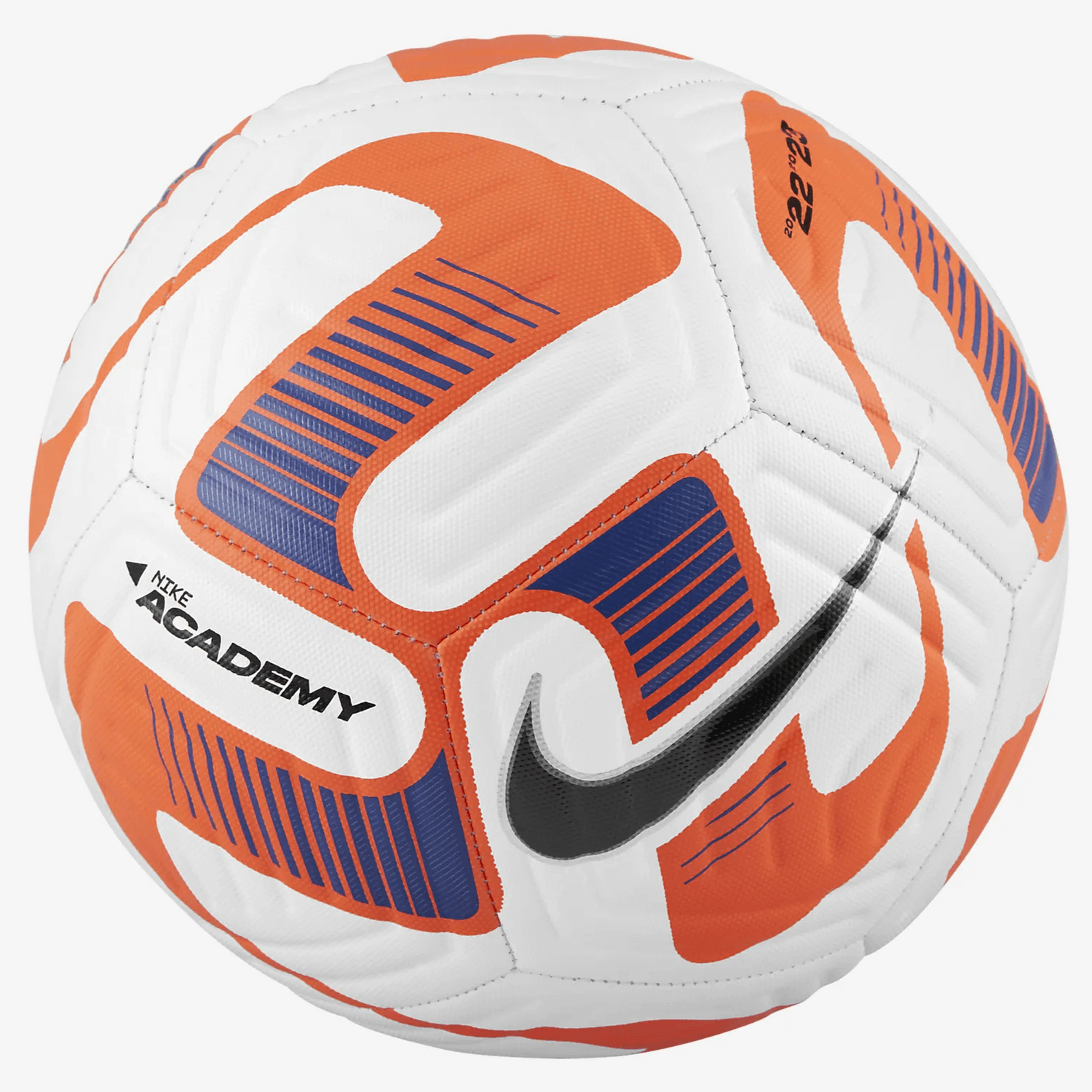 Nike FA22 Academy Soccer Ball - White-Orange (Front)