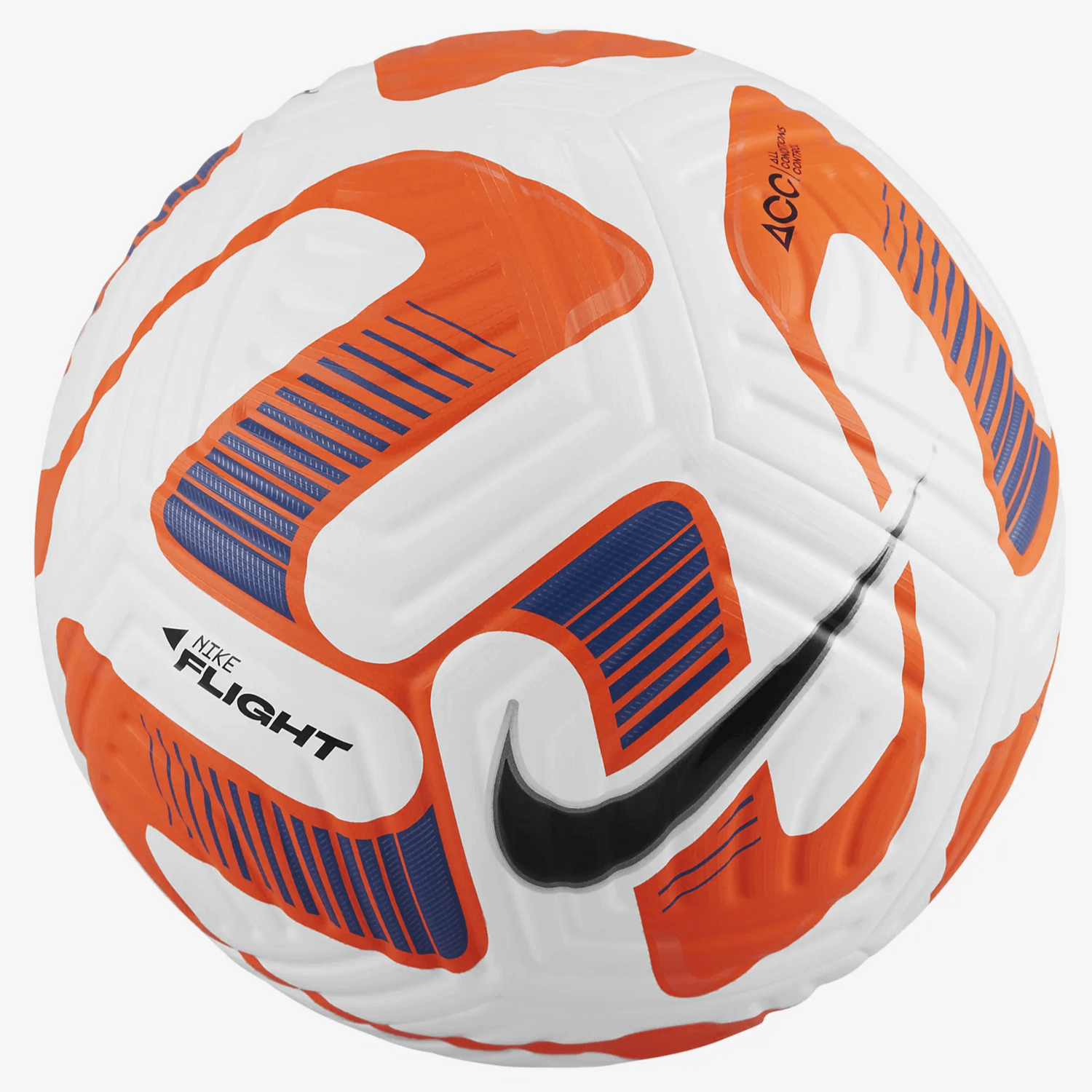 Nike FA22 Flight Soccer Ball - White-Orange (Front)