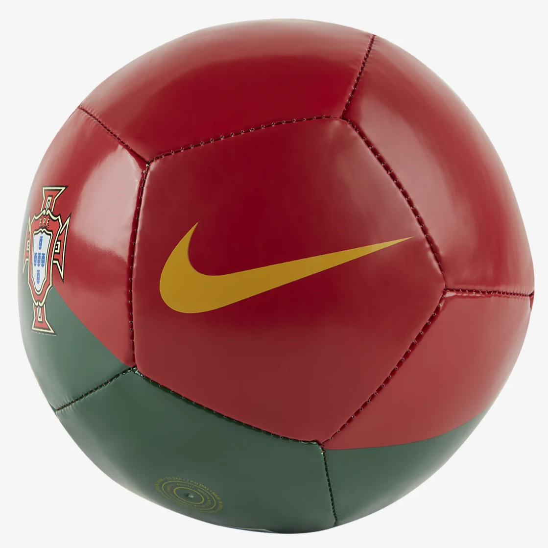 Nike FA22 Portugal Skills Mini Ball - Green-Red (Front)