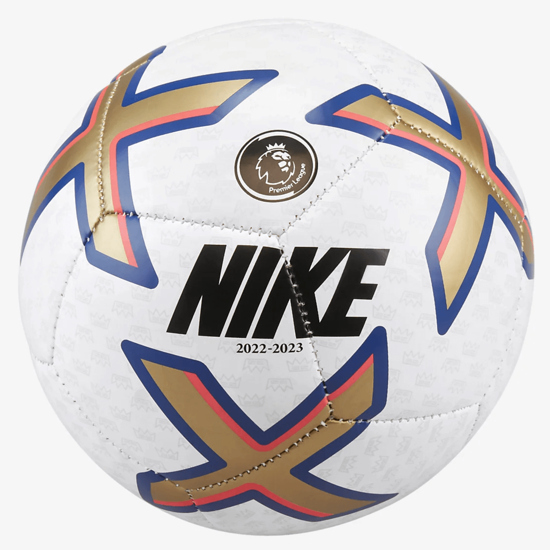 Nike FA22 Premier League Skills Mini Ball - White-Gold-Blue (Front)