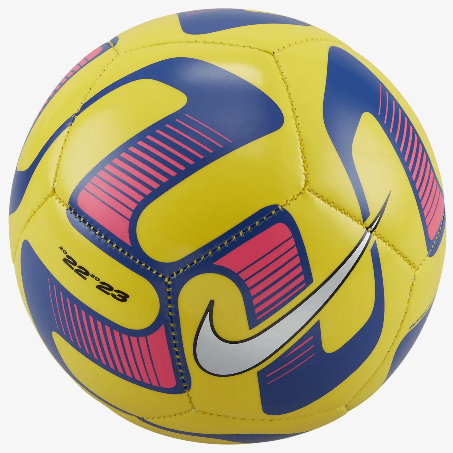 Nike FA22 Skills Mini Ball - Yellow-Old Royal-Metallic Silver (Front)