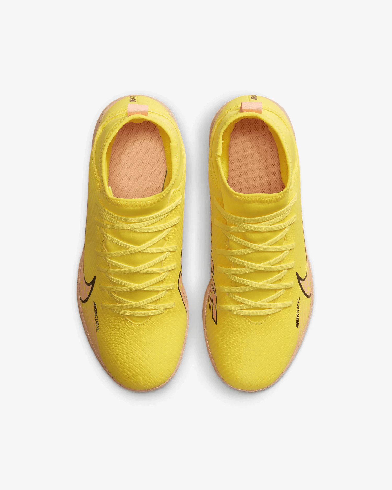 Nike JR Superfly 9 Club Indoor Yellow-Sunset Glow (Pair - Top)
