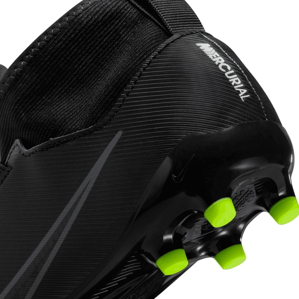 Nike JR Zoom Mercurial Superfly 9 Academy FG-MG - Black-Grey (Detail 3)