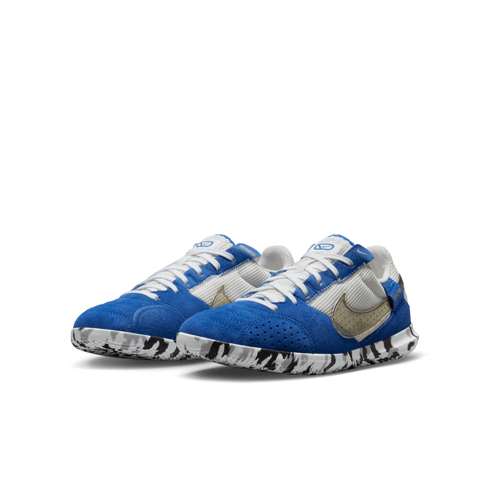 Nike Jr Streetgato - White - Blue (Pair - Lateral)