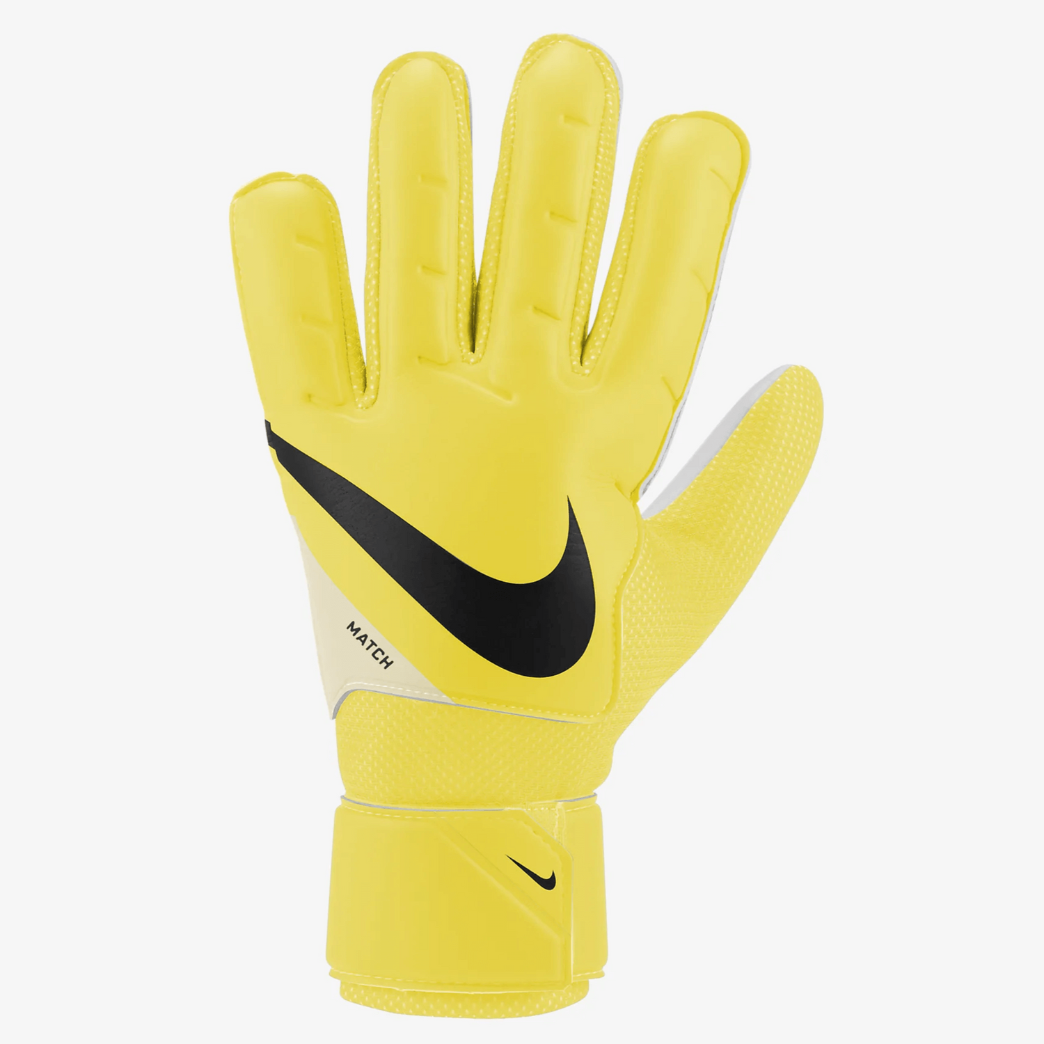 Nike Match Goalkeeper Gloves Yellow-Black (Single - Outer)