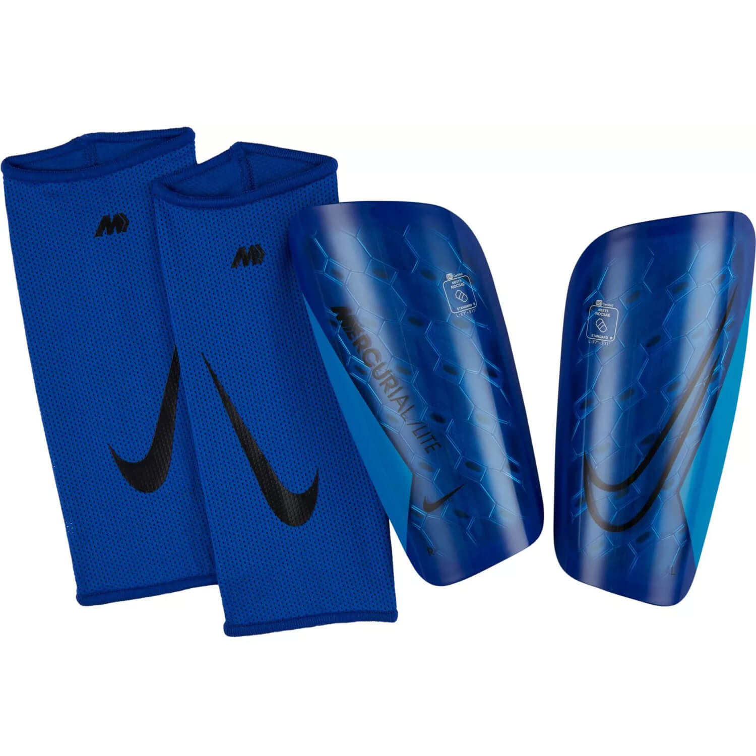 Nike Mercurial Lite Shinguards - Blastic Blue (Set)